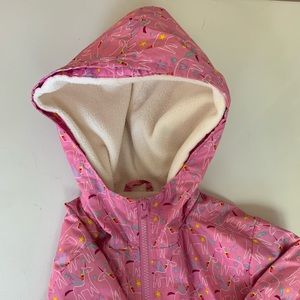 Pink Kids Raincoat with Fun Patterns